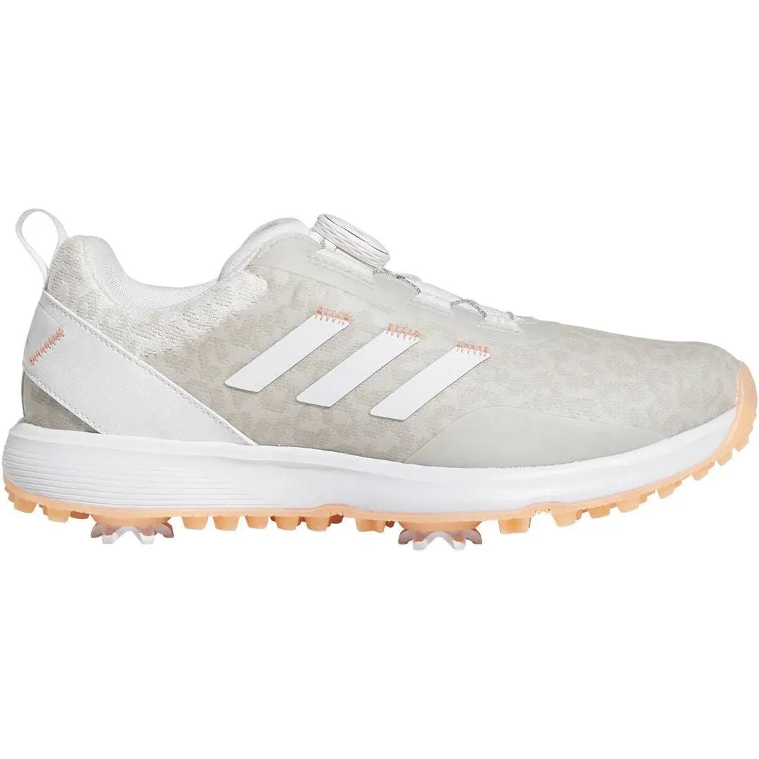 Adidas Women's S2G BOA Golf Shoes, Size 8.5, White/Coral