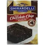 Ghirardelli Triple Chocolate Chip Brownie Mix