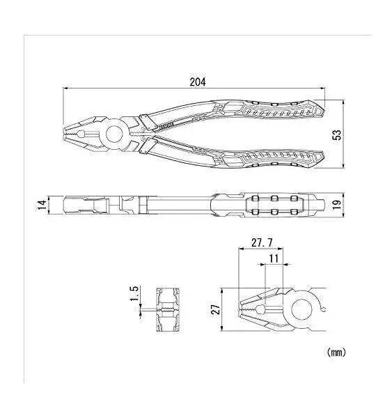 Engineer PZ 59 Screw Removal Pliers Neji Saurus RX Japan