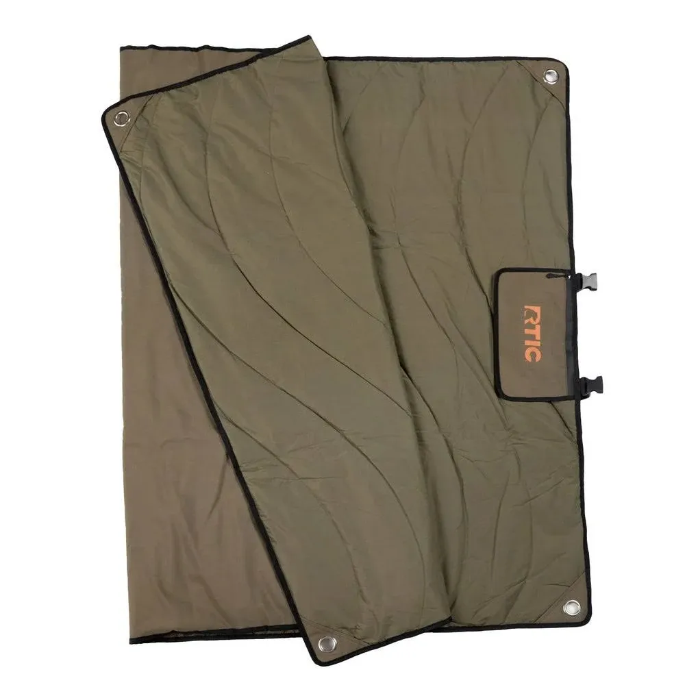 RTIC Anywhere Blanket, Waterproof Portable, Quilted Outdoor Mat for Picnic, Beach, Camping, Grass, Park, Play-time, Pets, Stain Resistant Machine