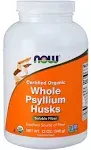 Now Foods - Organic Whole Psyllium Husks - 12 oz.