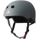 Triple 8 Certified Sweatsaver Skateboard Helmet - Solid Colors