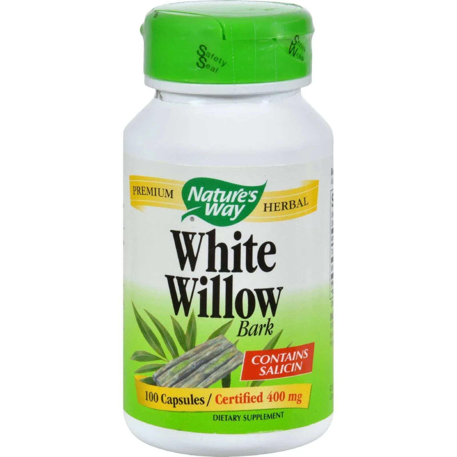 Nature's Way White Willow Bark 100 Capsules