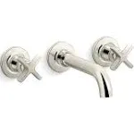 Kohler K-T35909-3 Castia by Studio McGee Wall-Mount Bathroom Sink Faucet Trim, 1.2 GPM - Vibrant Polished Nickel