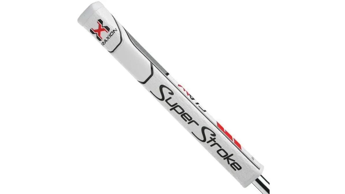 SuperStroke Traxion Claw 2.0 Putter Grip - White/Blue/Grey