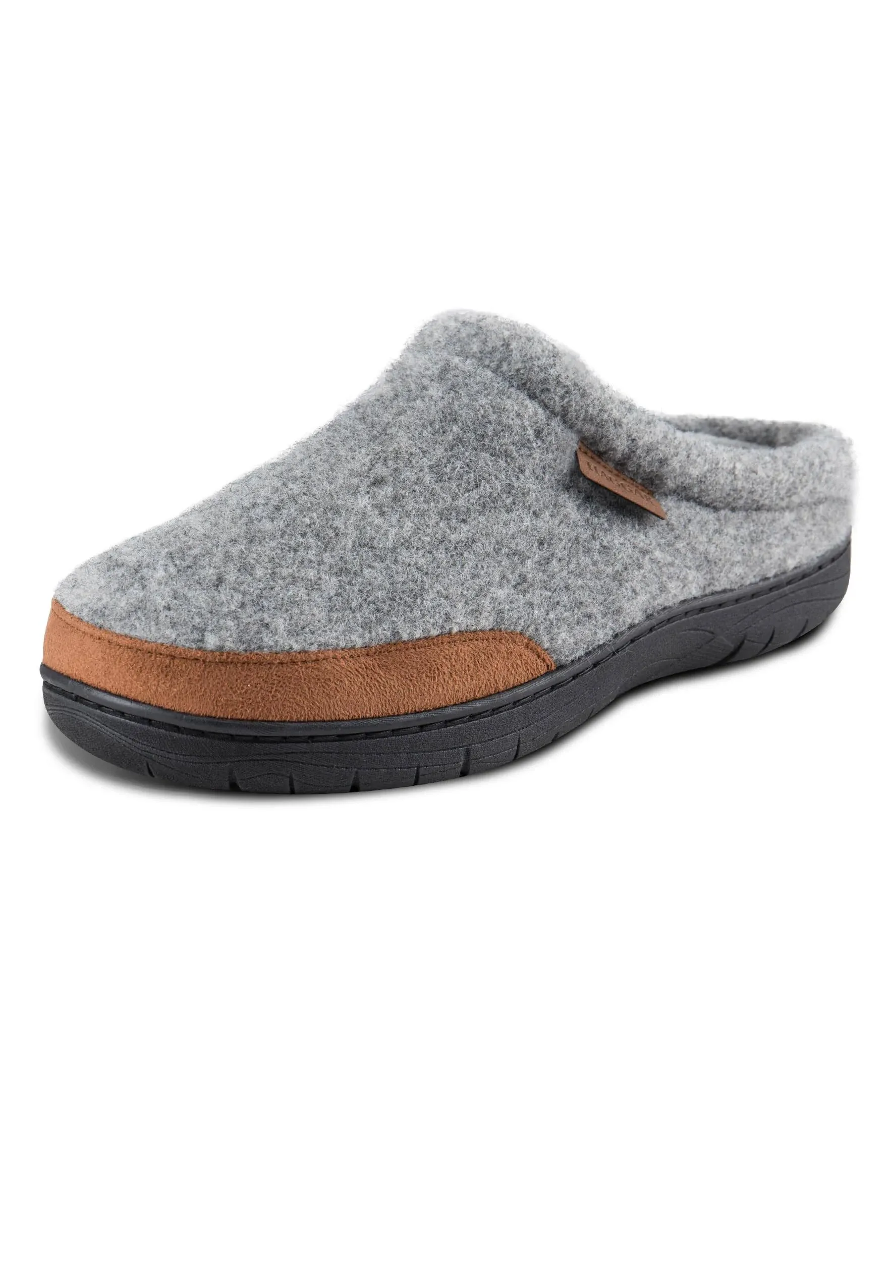 Haggar Men's Clog Slipper House Shoe Indoor/Outdoor with Memory Foam Comfort