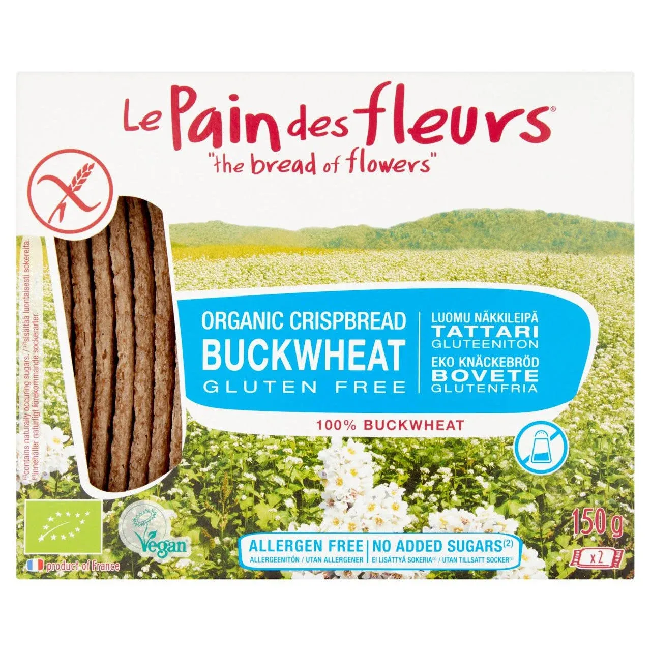 Le Pain Des Fleurs Organic Buckwheat Crispbread