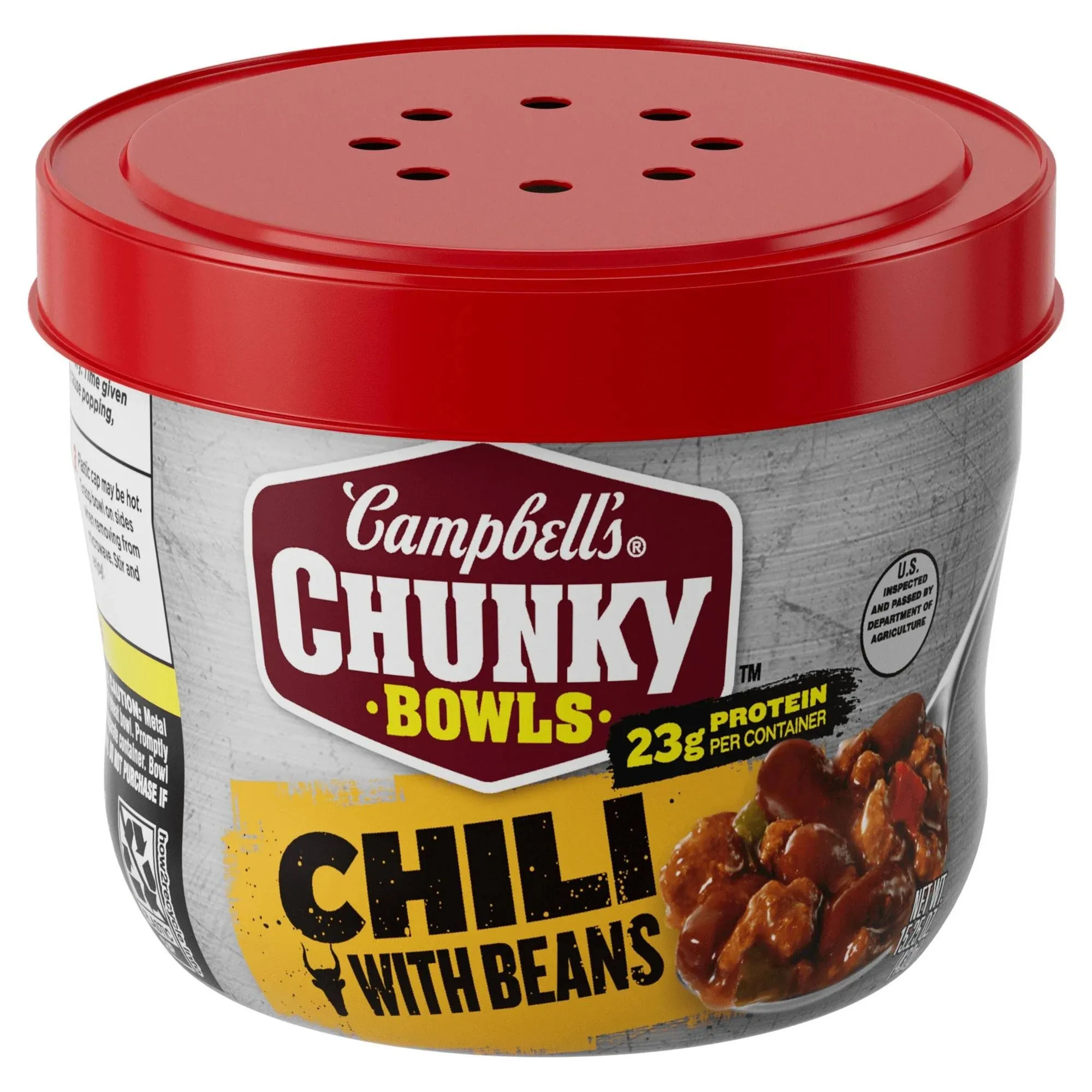 Campbell's Chunky Chili, with Beans, Roadhouse - 15.25 oz bowl