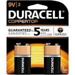 Duracell Batteries, Alkaline, 9V, 4 Pack - 4 batteries