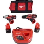 Milwaukee Drill/Impact Driver Combo Kit