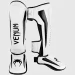 Venum Elite Standup Shinguards - White/Black - L - Venum