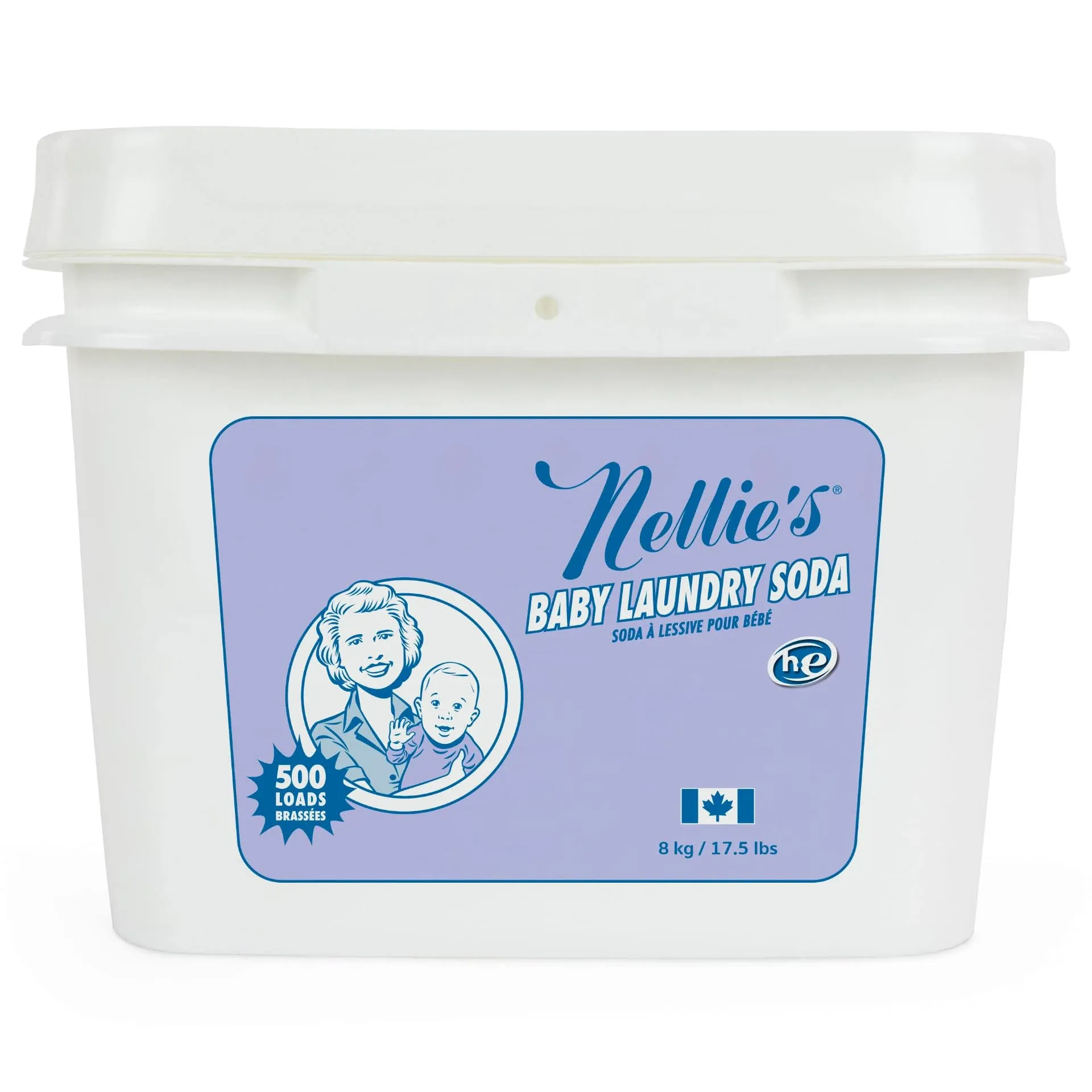 Nellie's Baby Laundry Soda - 500 Load Bucket