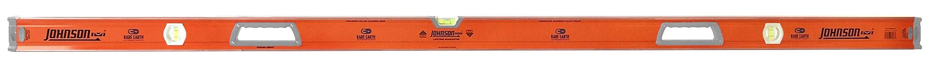 Johnson Level & Tool 1718-7800 Magnetic Heavy Duty Aluminum Box Level, 78", Orange, 1 Level