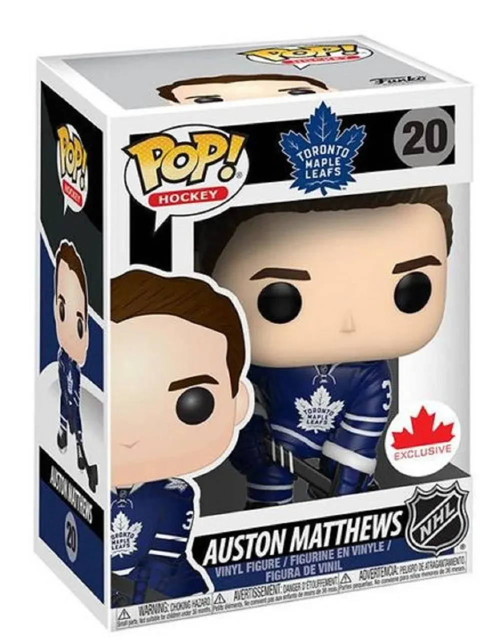 NHL Pop 3.75 inch Action Figure Toronto Maple Leafs - Auston Matthews