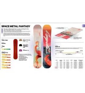 Capita Space Metal Fantasy Women's Snowboard 2024 - 149