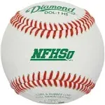 Diamond DOL-1 NFHS Official League Baseballs - Dozen