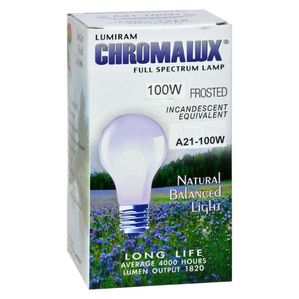 Chromalux Standard Clear 3 Way Light Bulb - 1 Bulb