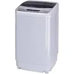 Portable Compact Washing Machine 1.34 Cu.ft Spin Washer Drain Pump 8 Water Level