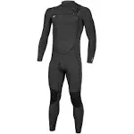 O'Neill 4/3mm Ninja Men's Chest Zip Full Wetsuit(XL/Black/Black)