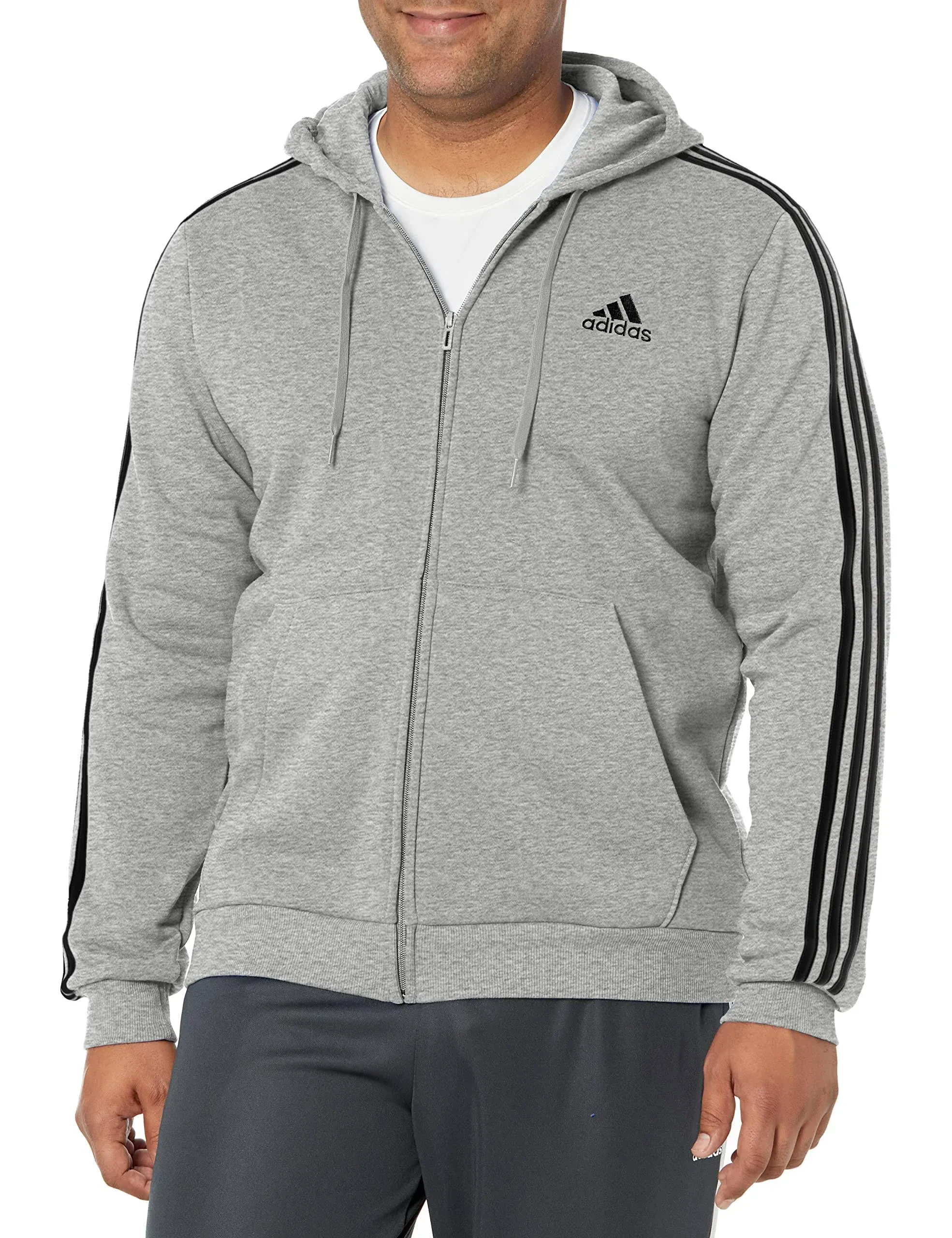 Hombre adidas Sudadera con Cremallera 3s Ft