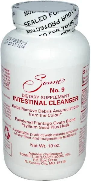 Sonne Products, Intestinal Cleanser #9, 10 OZ