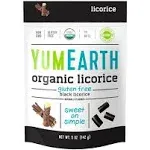 Yum Earth Organic Black Licorice 142g