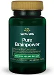 Swanson Pure Brainpower 60 Vcaps