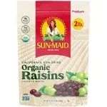 2 lbs Sun Maid Organic California Raisins Resealable Bag New