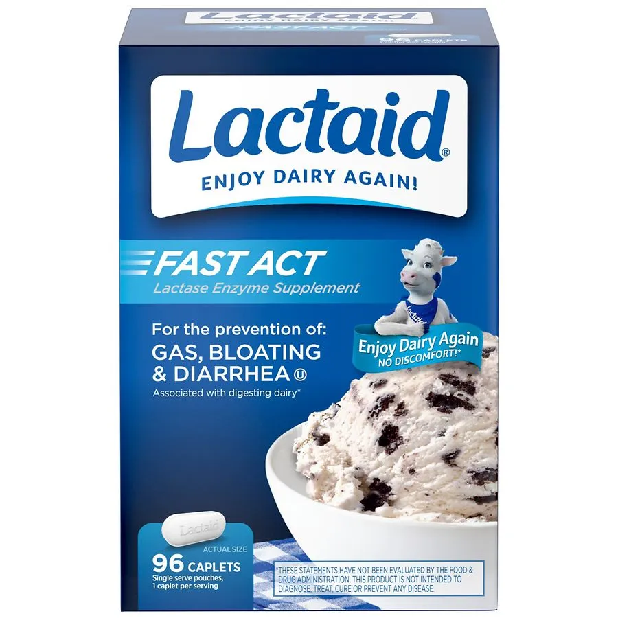 Fast Act Lactose Intolerance Caplets