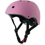 OUWOER Kids Bike Helmet, Adjustable and Multi-Sport, from Toddler to Youth, 3 Sizes (Pink)