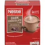 Nestlé® Hot Cocoa Mix, Dark Chocolate, 0.71 oz, 50/Box (NES70060)