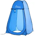 WolfWise Pop Up Shower Tent Blue