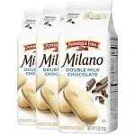 , Milano, Cookies, Double Milk Chocolate, 7.5 Oz, Bag, 3-Count