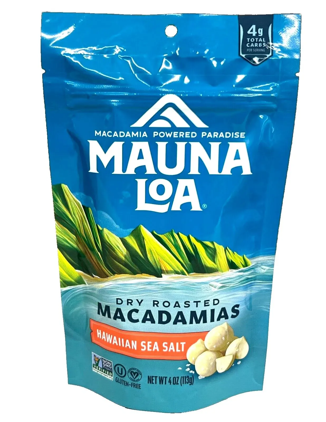 Mauna Loa Dry Roasted "Sea Salt" Hawaiian Macadamia Nuts- 4 oz.