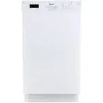 Avanti 18&quot; Built In Dishwasher - White / 18&quot;