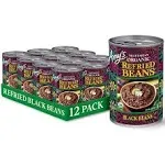 Amy's Refried Black Beans Organic-15.4 oz.-12/Case MPN#000551