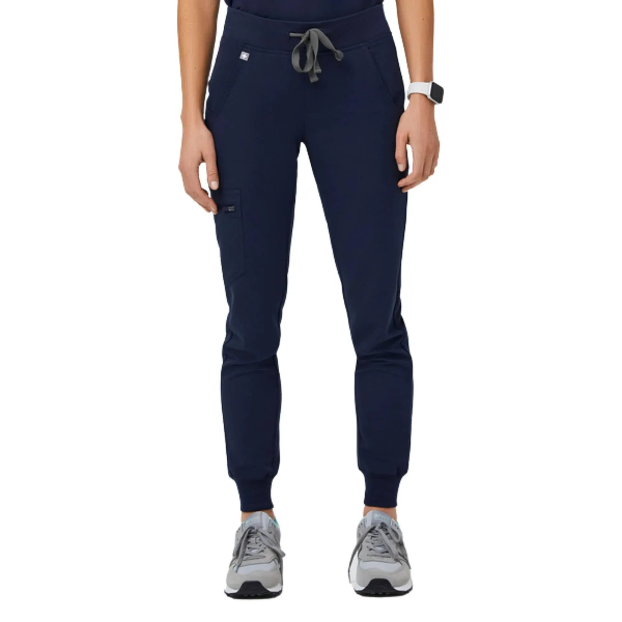 FIGS navy Medium high waist Zamora jogger scrub pants