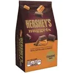 Hersheys Nuggets Milk Chocolate, Extra Creamy, with Toffee and Almonds - 10.56 oz