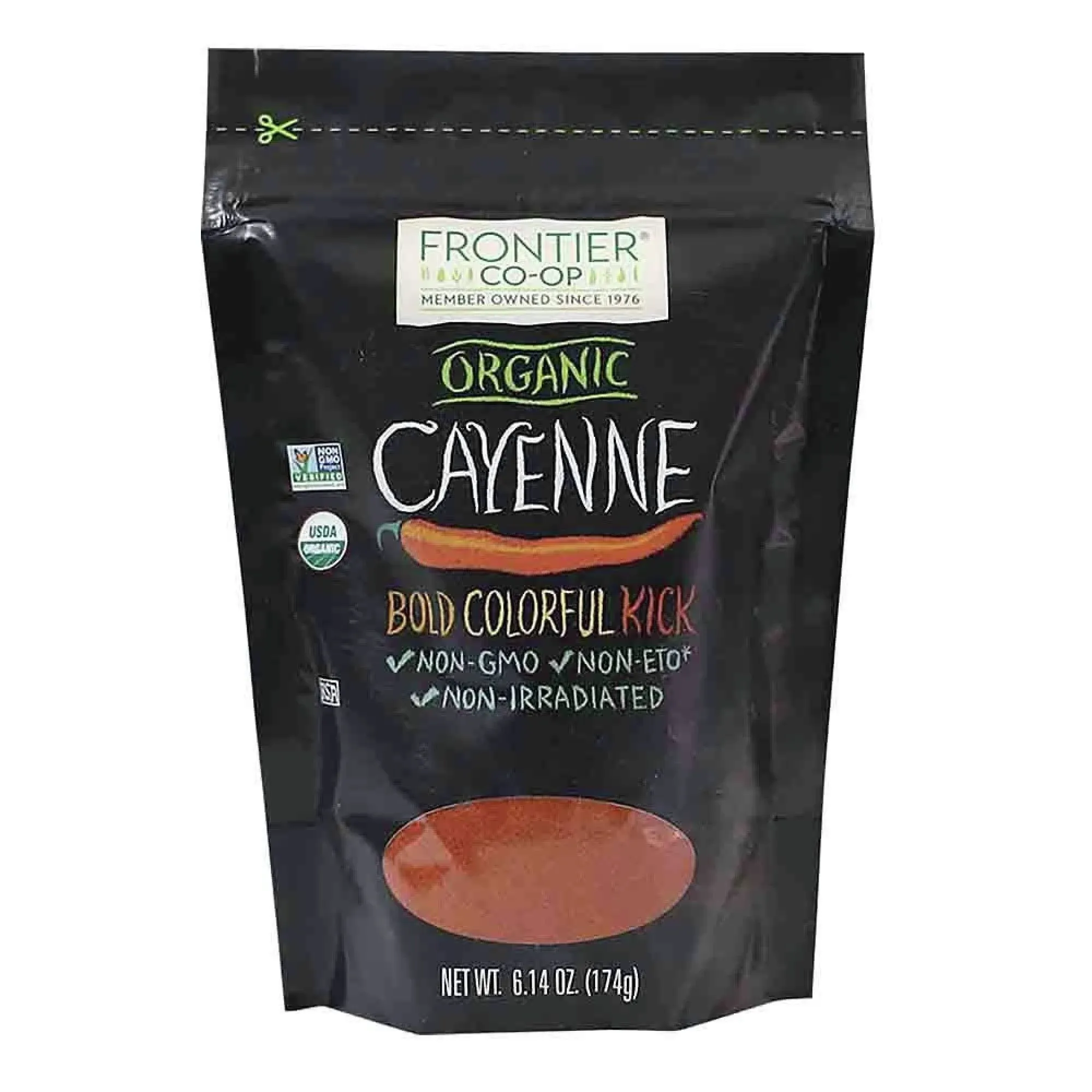 Frontier Co-op Cayenne, Ground, Organic 6.14 oz