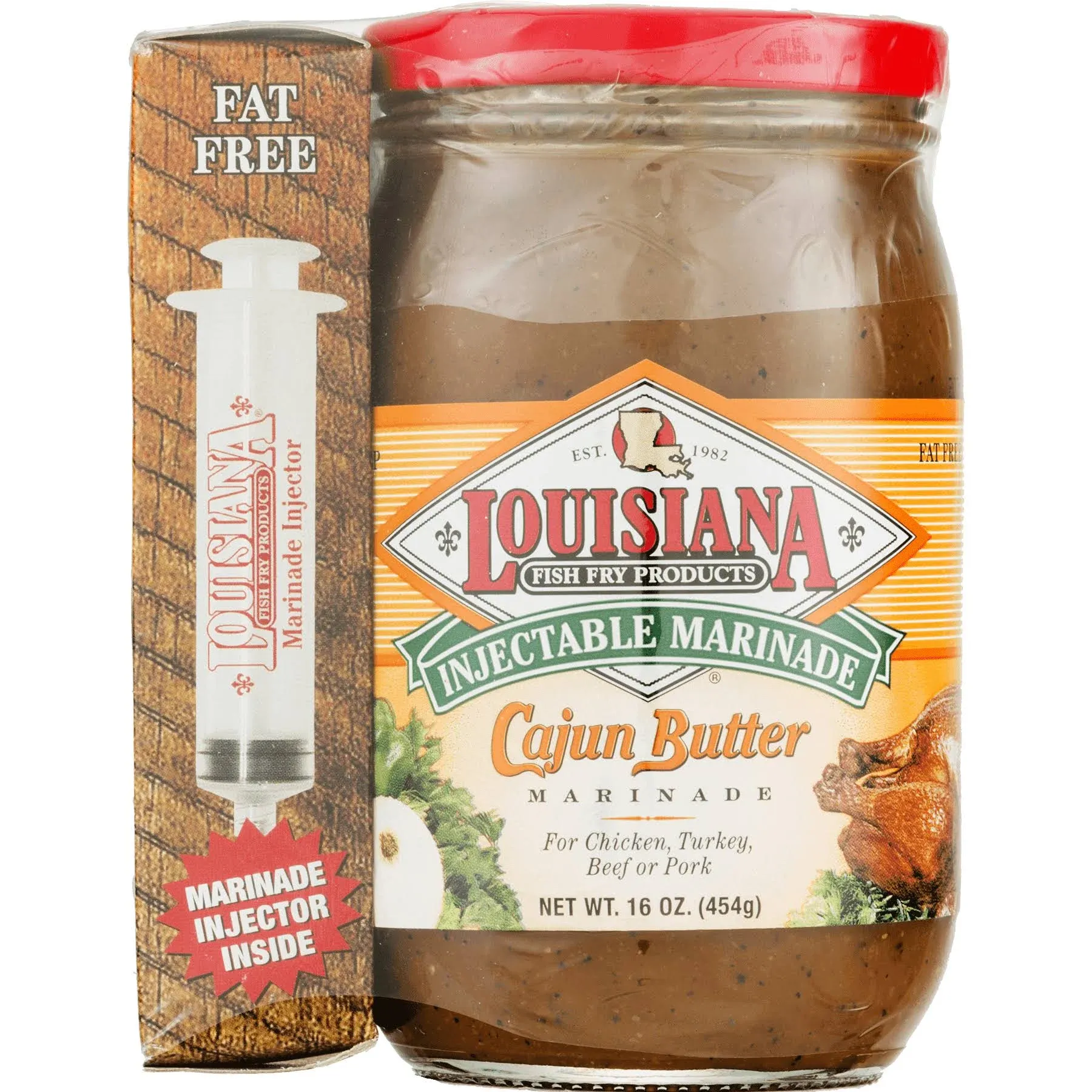 Louisiana Fish Fry Cajun Butter Marinade With Injector