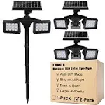 Solar Powered Flood Light 4500mAh, Dusk to Dawn Solar Flood &amp; Security Lights...