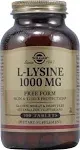 Solgar - L-Lysine - 1000 mg - 250 Tablets