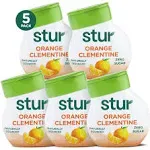 Stur Liquid Water Enhancer Orange Clementine Sweetened with Stevia High in Vitamin C & Antioxidants Sugar Free Zero Calories Keto Vegan