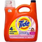 Tide Plus Downy High Efficiency Liquid Laundry Detergent - April Fresh